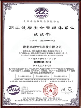 ISO-45001职业健康安全体系认证（中文）